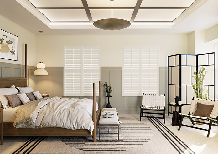 Bromley, Porcelain White - Tier on Tier Plantation Shutter - Image 9